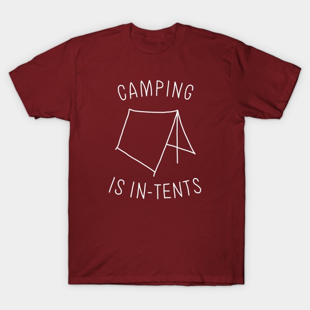 In Tents Camper T-Shirt by GAz